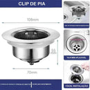 (Compre 2 e Leve 4) Clip de Ralo de Pia Modern Lar™ com Filtro Anti-Entupimento / Vedação Perfeita e Design Elegante para sua Cozinha!
