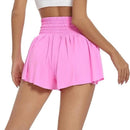 (Compre 1 e Leve 2)  Shorts BellaFit™ com Saia, Cós Alto Elástico e Bolso Funcional