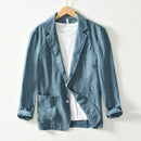 Blazer Masculino em Algodão e Linho - George / Estilo e Conforto se Encontram em Nosso Mais Novo Blazer George!