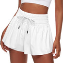(Compre 1 e Leve 2)  Shorts BellaFit™ com Saia, Cós Alto Elástico e Bolso Funcional