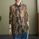 (Compre 1 e Leve 2) Camisa Feminina Boho Éden™ em Algodão Floral / Leveza e Charme em Estampa Exclusiva!