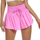 (Compre 1 e Leve 2)  Shorts BellaFit™ com Saia, Cós Alto Elástico e Bolso Funcional