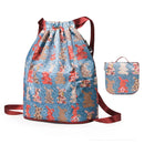 (COMPRE 1 E LEVE 2) Bolsa Feminina Dobrável Caminho das Índias™ / Elegância Prática e Impermeável para Seu Dia a Dia!