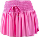 (Compre 1 e Leve 2)  Shorts BellaFit™ com Saia, Cós Alto Elástico e Bolso Funcional