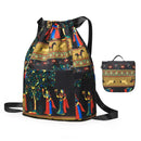 (COMPRE 1 E LEVE 2) Bolsa Feminina Dobrável Caminho das Índias™ / Elegância Prática e Impermeável para Seu Dia a Dia!