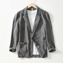 Blazer Masculino em Algodão e Linho - George / Estilo e Conforto se Encontram em Nosso Mais Novo Blazer George!