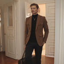 Blazer Lauritz™ com Lapela Clássica e Tecida Fio a Fio com Precisão Artesanal / O Luxo Silencioso da Alfaiataria Italiana!